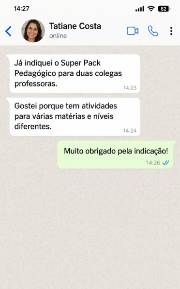 Depoimento de Tatiane Costa enviado por WhatsApp