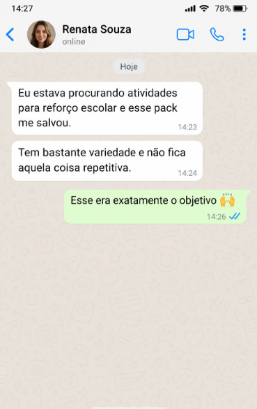 Depoimento de Renata Souza enviado por WhatsApp